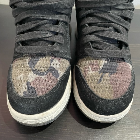 Air Jordan 1 Heiress Black/Camo Sz 5y/6.5w - Picture 7 of 8